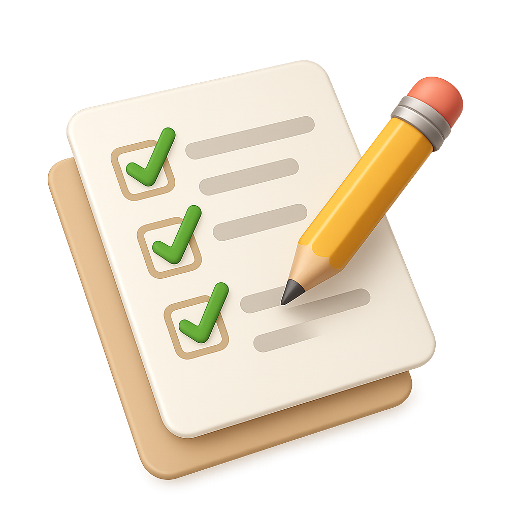 Icône check list pour les projets 